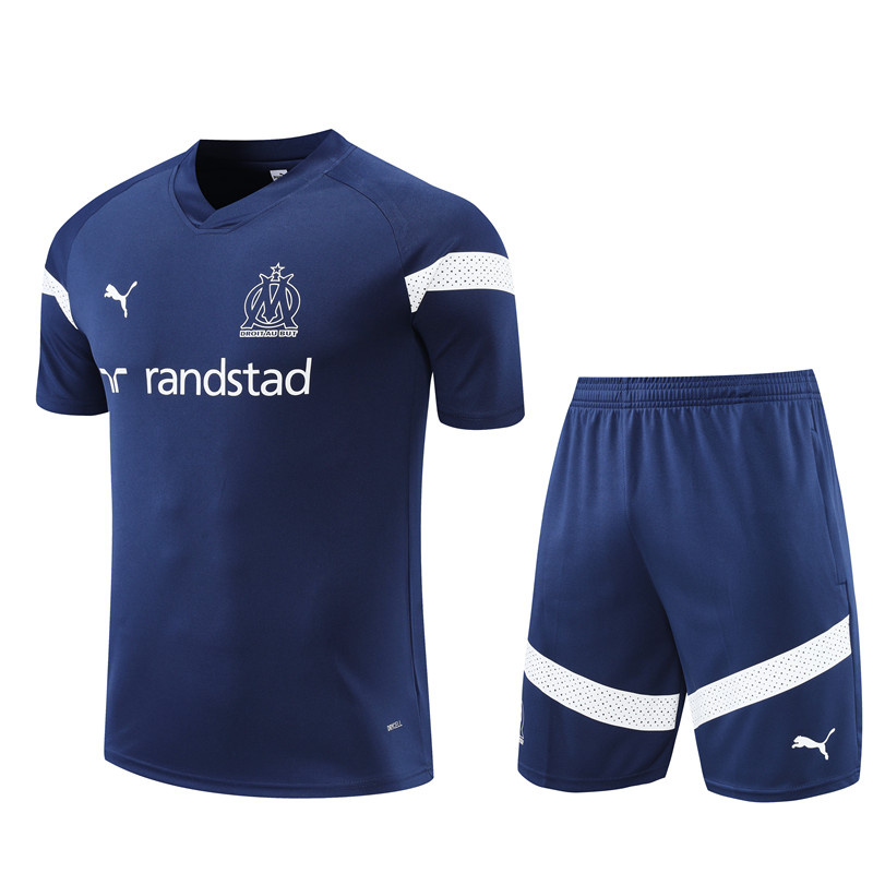 AAA Quality Marseilles 22/23 Royal Blue Training Kit Jerseys